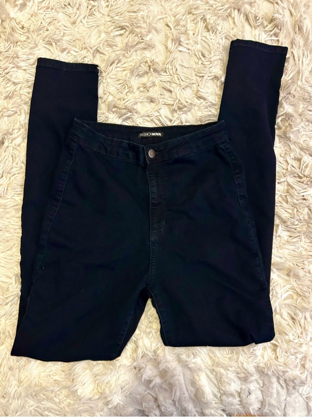 Fashion Nova Black High-Waist Skinny Jeans